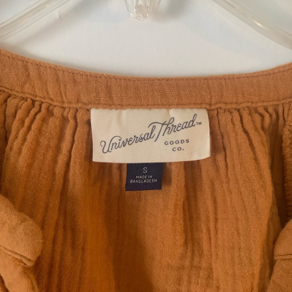 Universal Thread Rust V-Neck Blouse - Picture 3 of 3